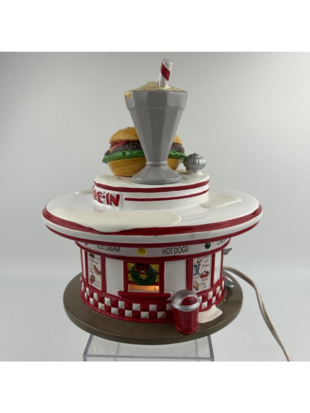 Department 56 The Original Snow Village Dinah's Drive-In No. 54470 Box READ - Picture 5 of 14